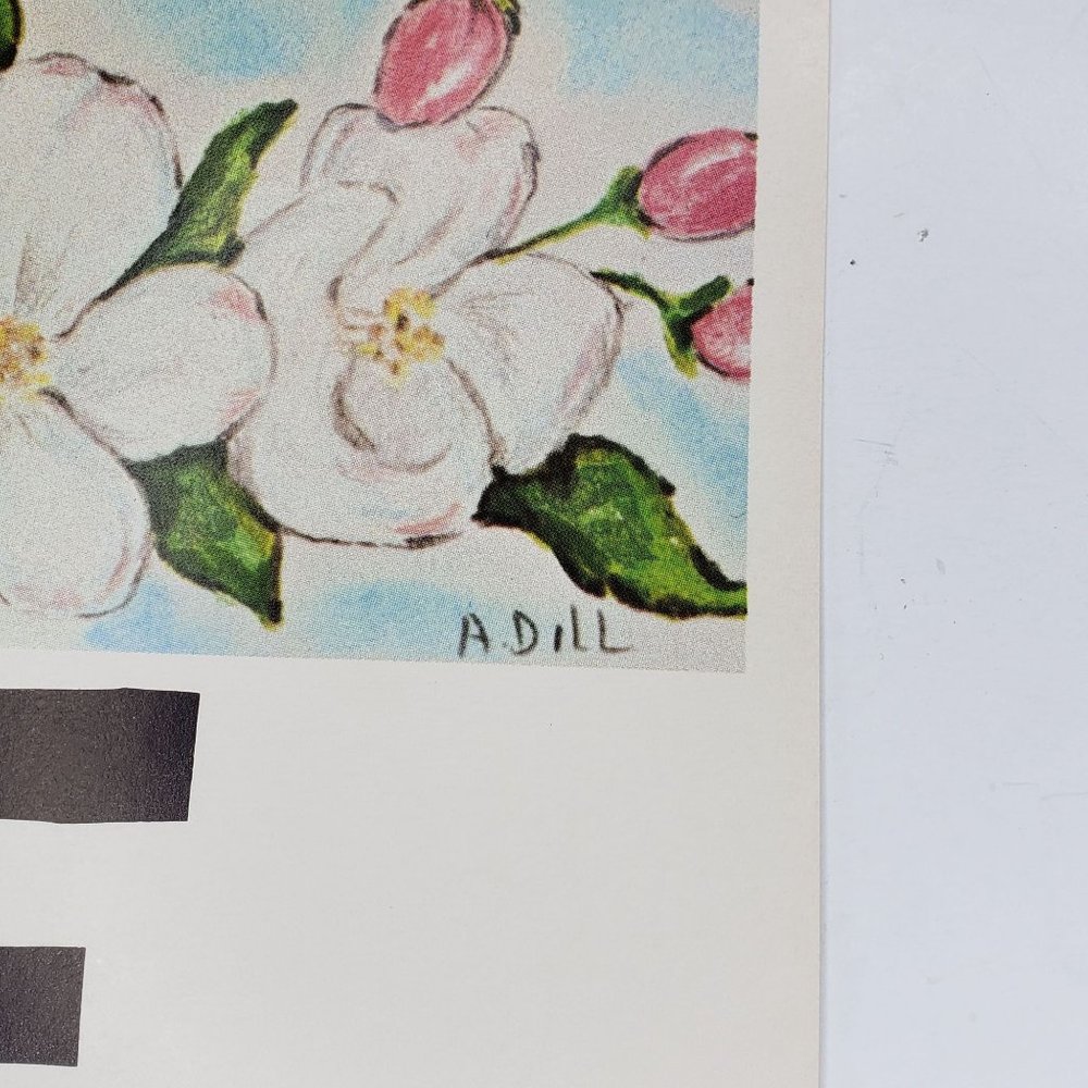 Vintage 1968 Classroom Poster Print Atrelle Dill Roberta Ross June Birds - Picture 2 of 4